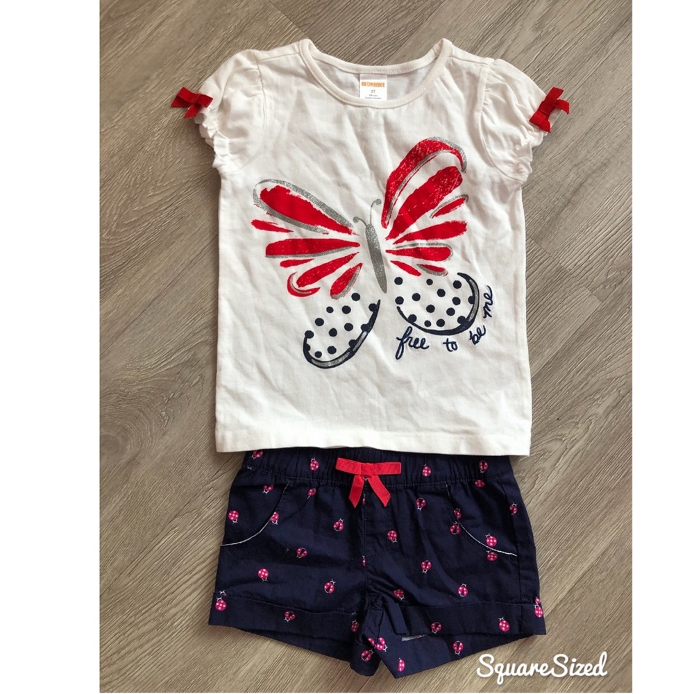 Gymboree 4th of July matching outfit